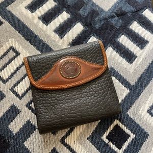 Dooney and Bourke vintage leather black wallet